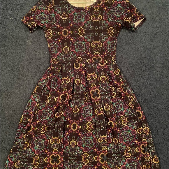 Lot of 8 like new and 1 nwt LULAROE Amelia XS - Picture 6 of 8